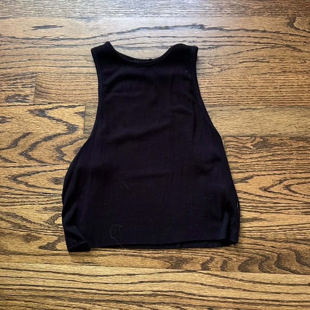 Pretty Little Thing Black Crop Top
